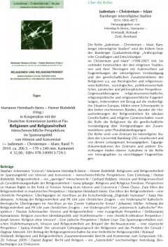 Religionen und Religionsfreiheit. Menschenrechtliche Perspektiven im Spannungsfeld von Mission und Konversion.