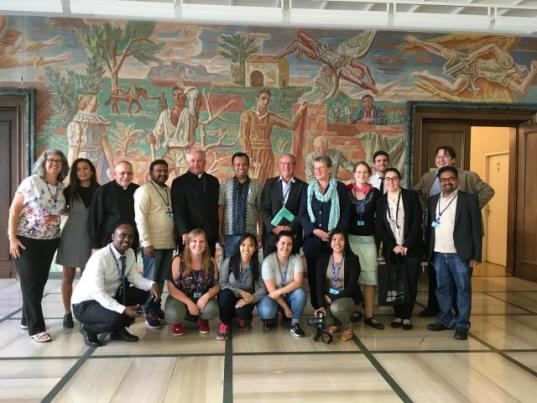 Fruchtbare Zusammenarbeit von Justitia et Pax und Kolping international bei der 107. Internationalen Arbeitsorganisation in Genf: